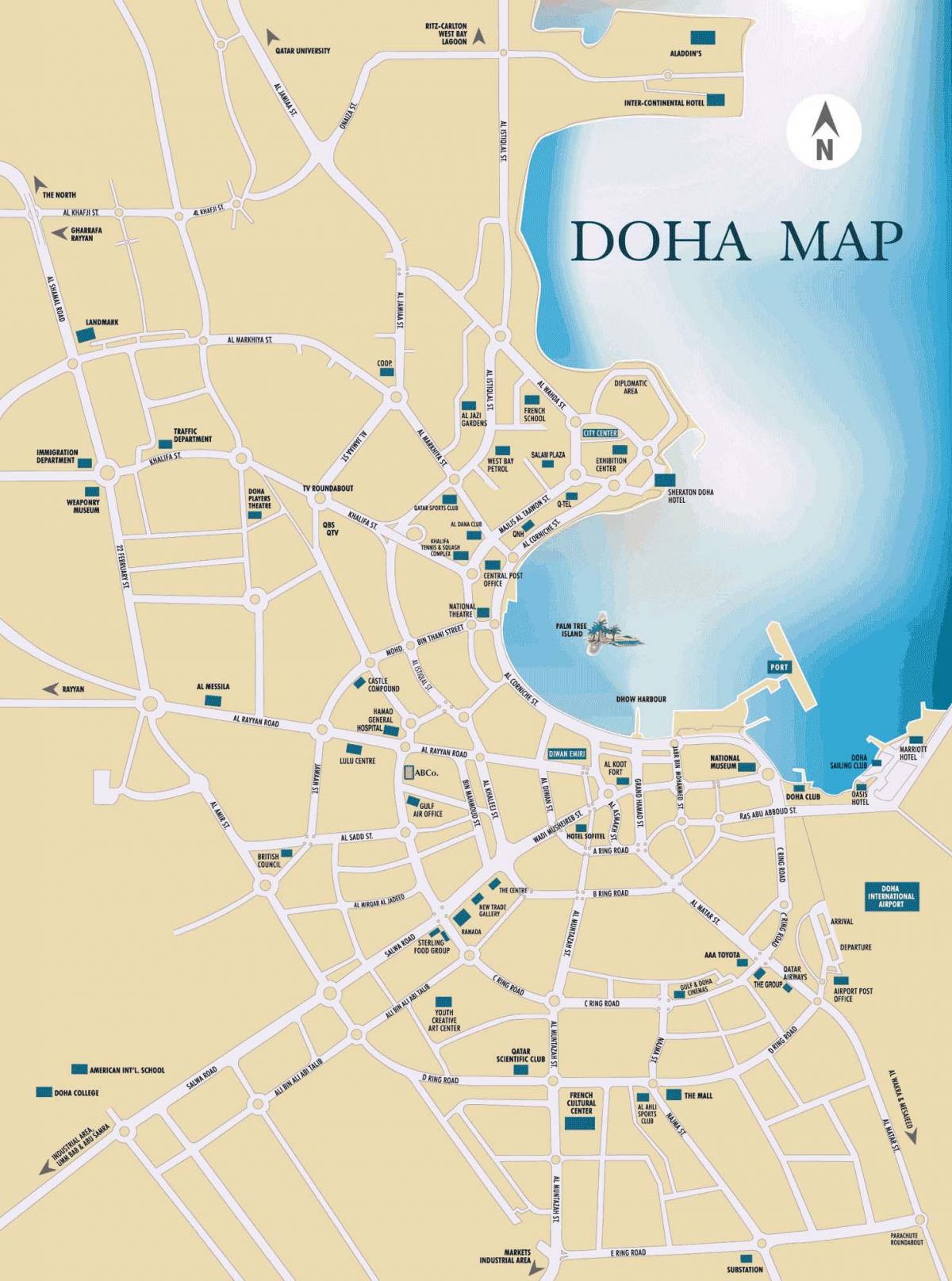 Карта Доха, Катар