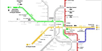 Метро Катара мапи